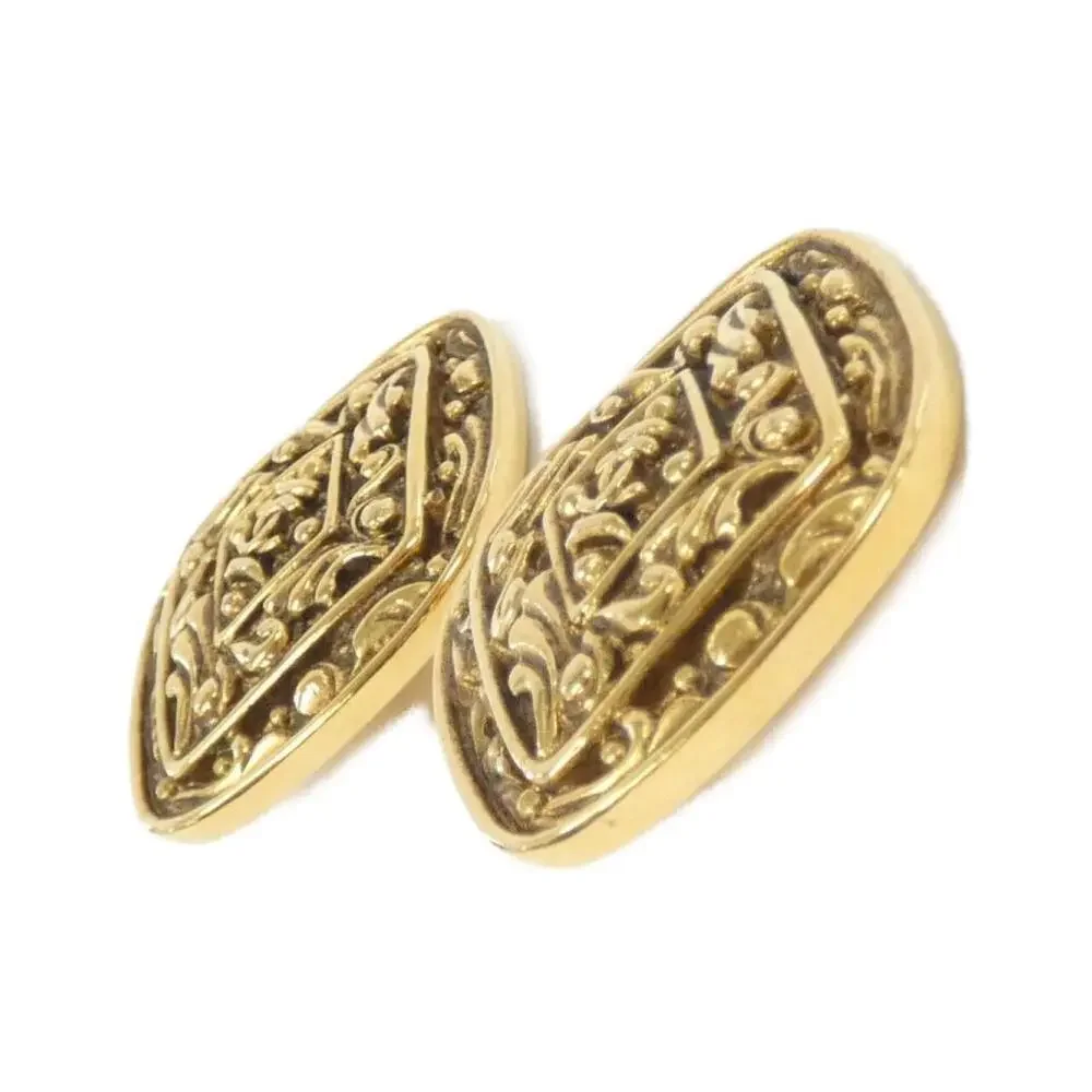 CHANEL gold earrings